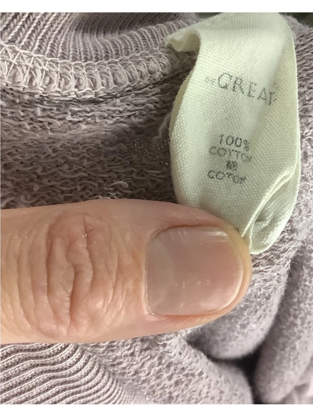 The Great. Women’s 1 S Pink Cropped Drawstring Lounge Sweatpants Comfy Cozy - Picture 5 of 6